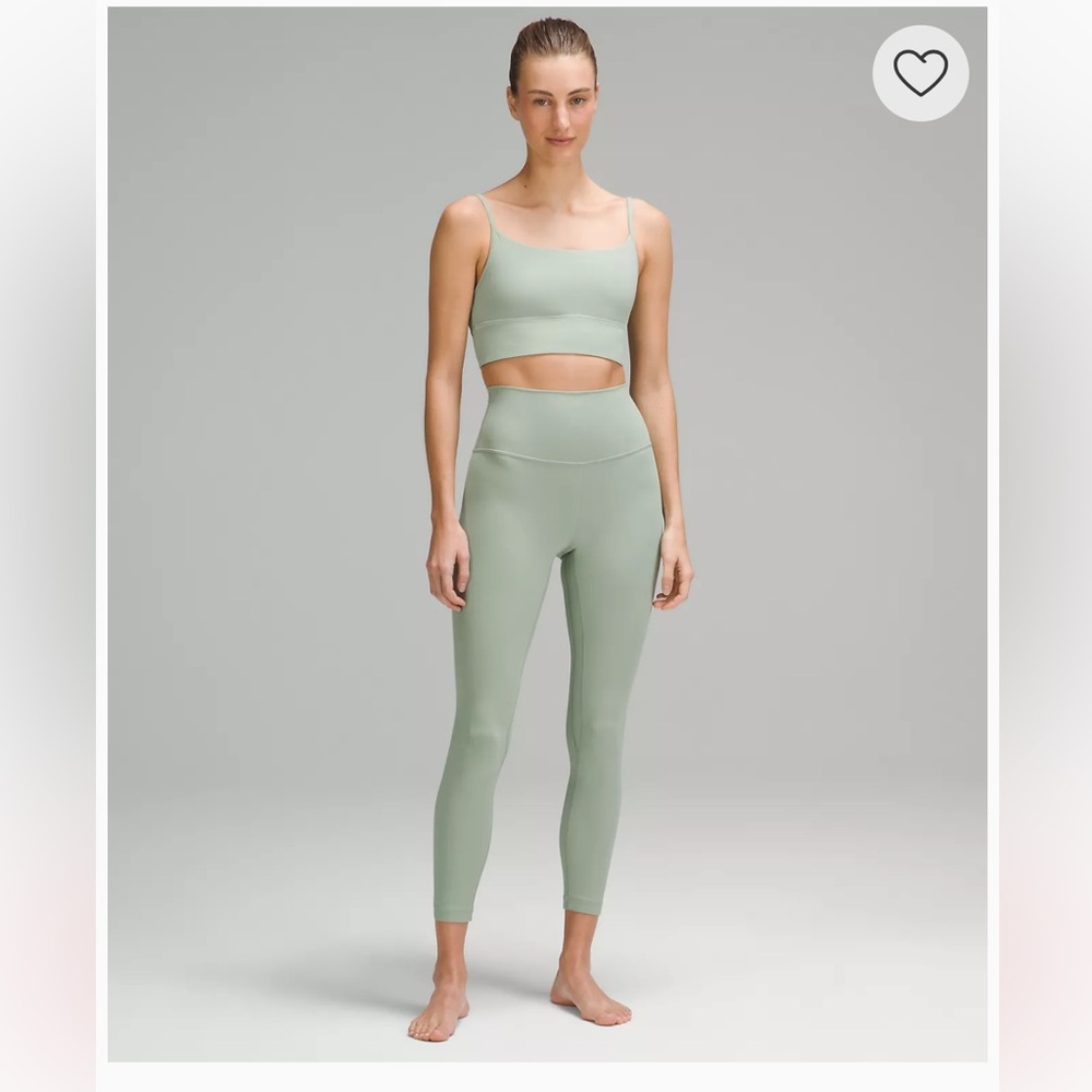 NWT lululemon Align™ High-Rise Pant 25" Palm Court Size 12